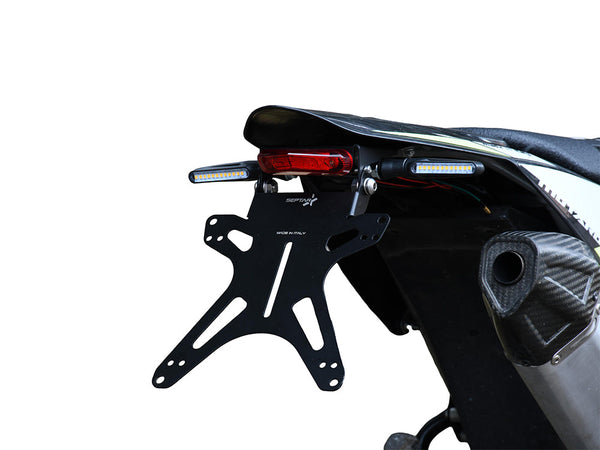 Portatarga Regolabile Universale SEPTAR Per Moto - Con Supporto Faro, Da 125cc In Su - Foto 2