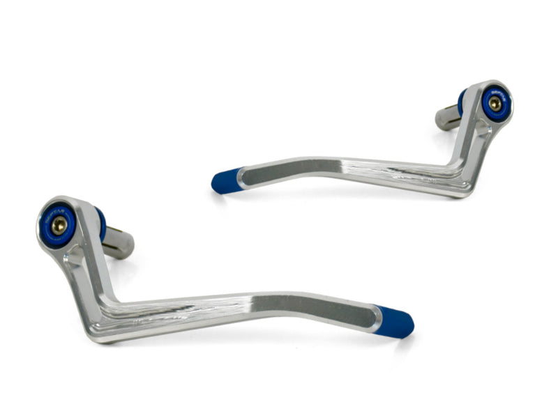 COPPIA PARALEVA REGOLABILE FRENO/FRIZIONE IN ERGAL silver
