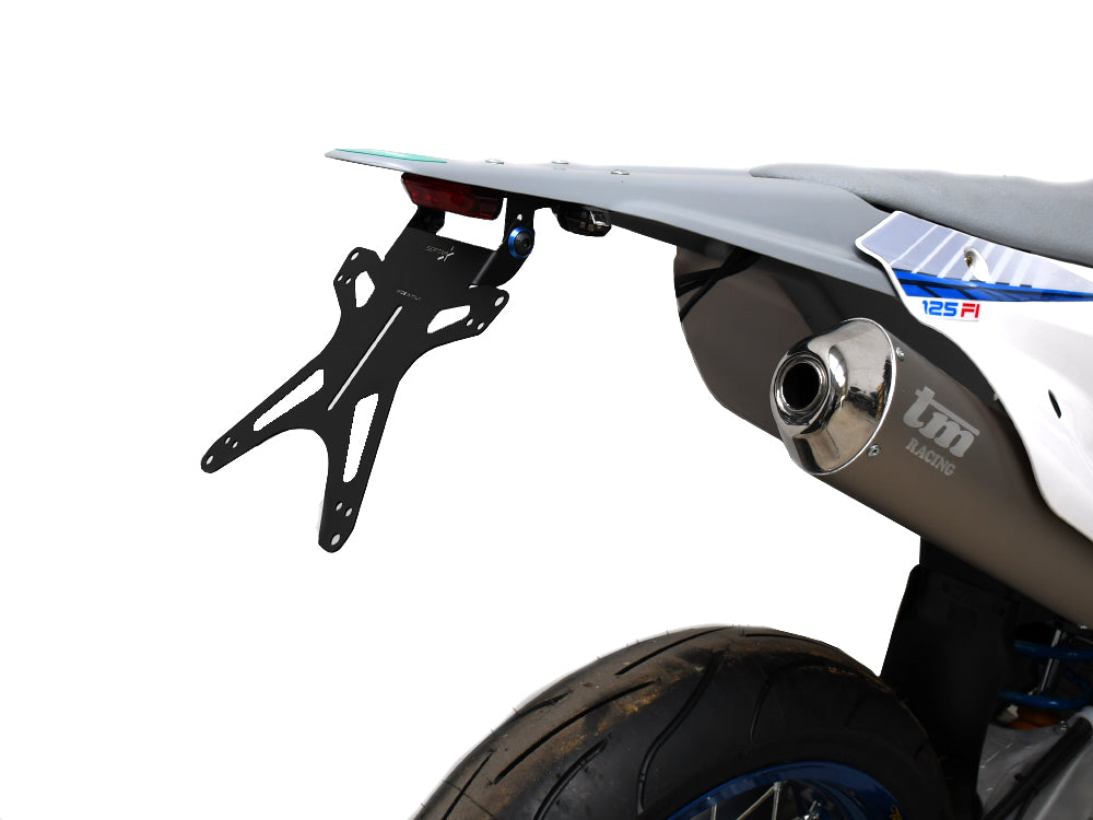Portatarga Pieghevole Per KTM - Acciaio Inox Per Enduro E Motard, Made In Italy