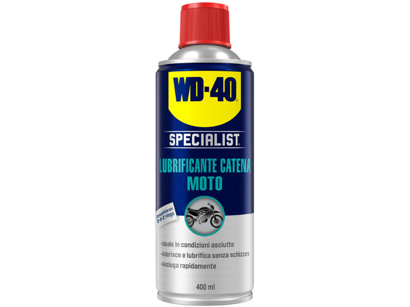 Spray WD-40 lubrificante catena moto