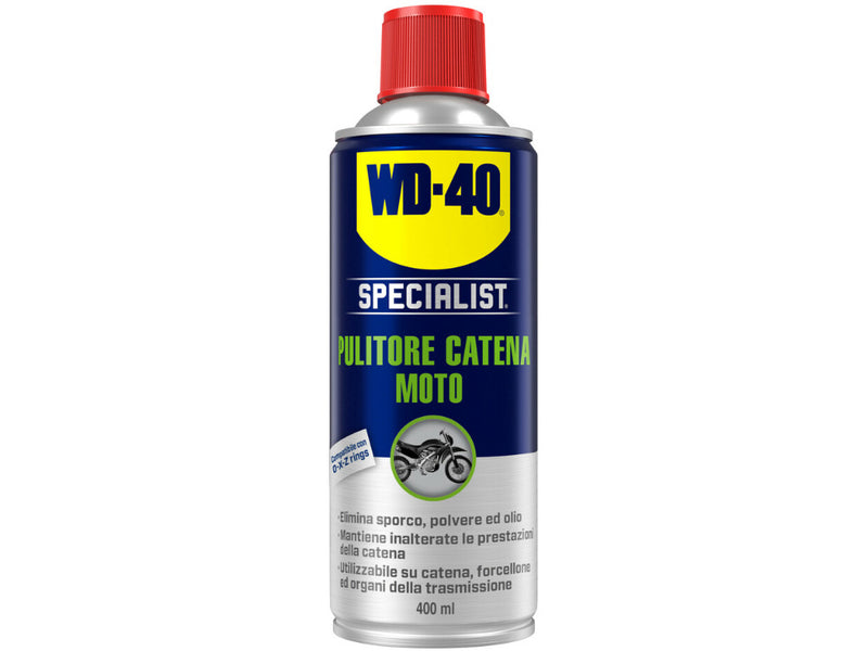 Spray WD-40 pulitore catena moto